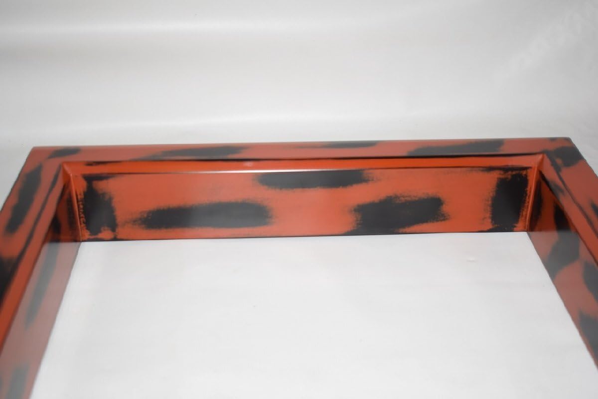 炉縁 根来 茶道具 炉縁 根来塗 朱 茶道 tz11-002 茶道具 炉縁 根来